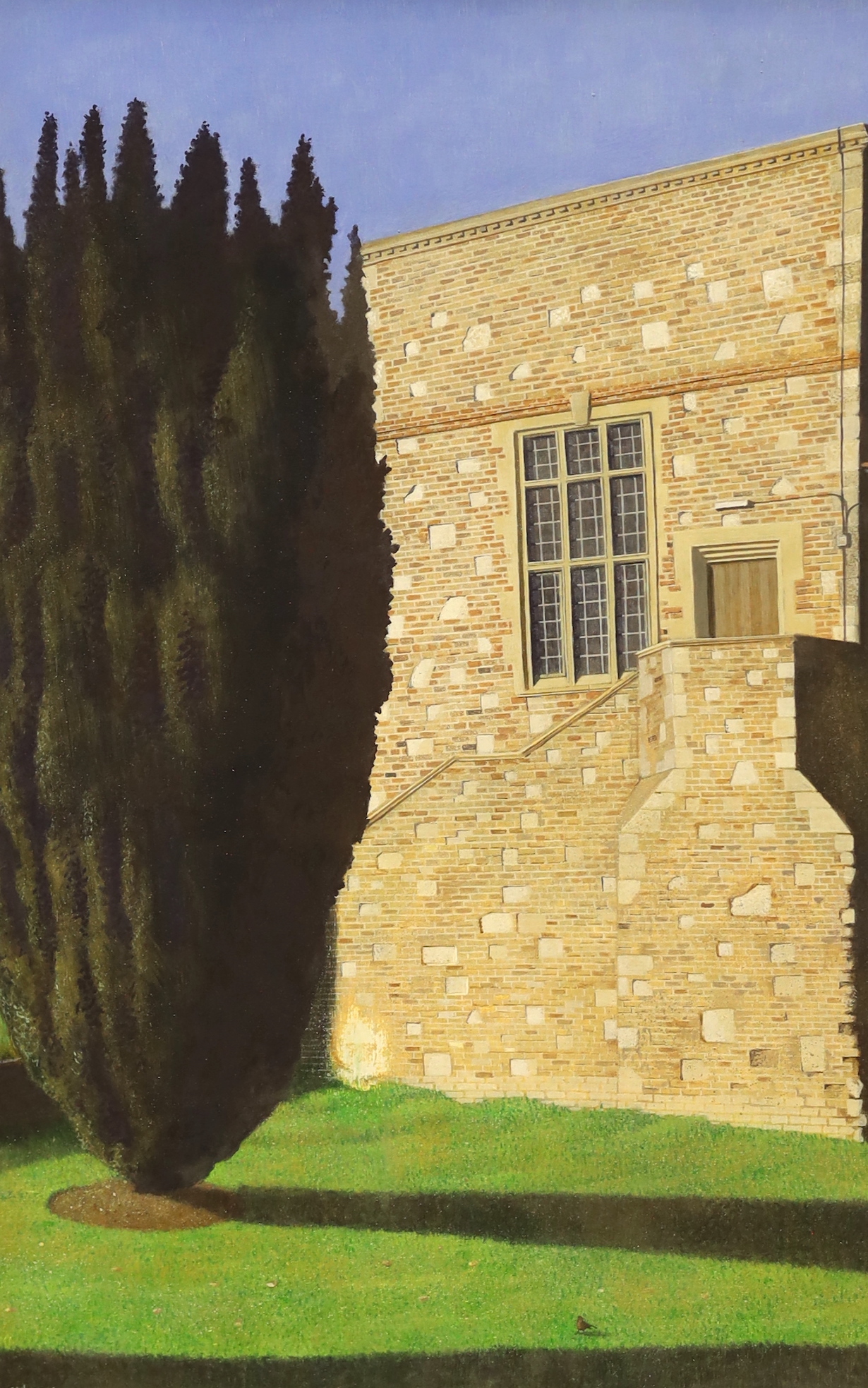 Peter Messer (b.1954), egg tempera on gesso panel, Glyndebourne, 